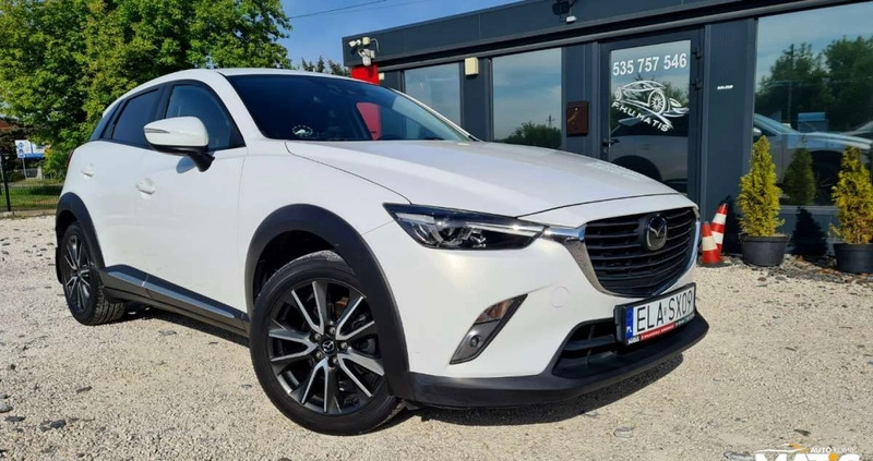 Mazda CX-3 cena 63900 przebieg: 175000, rok produkcji 2015 z Chociwel małe 781